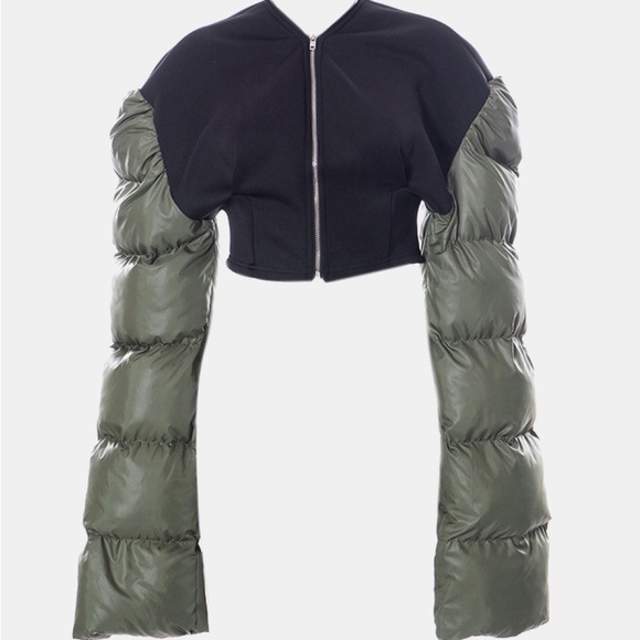 Long Sleeve Slim-Breasted Crop Jacket